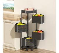Mobile Kitchen Utility Cart with Wheels, Multi-Functional Rolling Trolley for Living Room & Bathroom, Freestanding 5/6 Tier Storage Shelves, Versatile nizer for Home Use