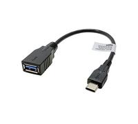 Mobile-Laden OTG Cable USB Adapter compatible with Google Pixel, USB Type C to USB, ca. 21cm, for direct transfer of photos, videos and other content on an USB flash drive without PC