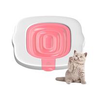 Mobile Litter Tray - Portable Cat Toilet Training Tool, Prevention of Disorder Animals, Pet Home Accessory, Practical Hygiene Training | Safe Comfort Cleaning Rap