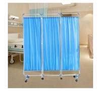 Mobile Medical Privacy Screen, Adult Foldable Room Divider, 6-foot High Temporary Fence For Clinics, Patients, And Exam Rooms, Space-Saving(3-panel)