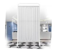 Mobile Medical Privacy Screen, Foldable Medical Privacy Screen, 6-foot High Room Divider, Temporary Fence For Clinics, Patients, And Exam Rooms(A,4-panel)