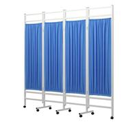 Mobile Medical Privacy Screen, Folding Medical Privacy Screen, 3 4 5 6 Panels Portable Room Divider With Wheels, Partitions And Dividers Freestanding,for Hospitals/Beauty Salon/Office(4 Panel)