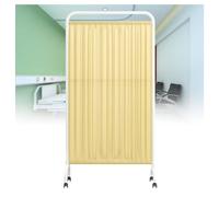 Mobile Medical Privacy Screen Room Divider - 1/2/3/4/5/6 Panel Folding Iron Frame Partition for Patient and Beauty Salon Use