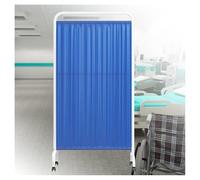 Mobile Medical Privacy Screen Room Divider - 1/2/3/4/5/6 Panel Folding Iron Frame Partition for Patient and Beauty Salon Use