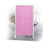 Mobile Medical Privacy Screen Room Divider, 6-foot High, Temporary Wall, Folding Frame(Color-4,2-panel)