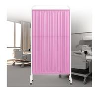 Mobile Medical Privacy Screen Room Divider, Adult Foldable, 6' High For Hospitals, Offices, And Beauty Salons(Color-2,4-panel)