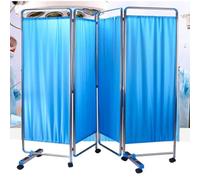 Mobile Medical Privacy Screen Room Divider, Rolling Medical Privacy Screen On Wheels, 6ft High Ward/Beauty Salon/Health Room Standing Door Partition, Space Saving