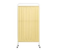 Mobile Medical Privacy Screen Room Divider, Standing Door Partition For Patient Room/Beauty Salon/Health Pavilion, 6ft High Folding Room Divider For Hospital/Office/Beauty Salon(Beige,1-panel)