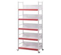 Mobile Metal Display Shelves for Stores Sturdy Snack & Chip Racks Supermarket Display Units Retail Shelf Solutions Durable Store Fixtures for Optimal Visibility.