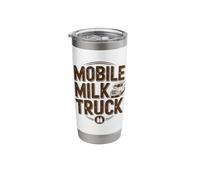 Mobile Milk Truck Stainless Steel Insulated Tumbler