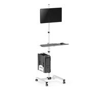 Mobile Monitor Stand Professional Adjustable CPU Holder Maclean MC-793