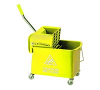 Mobile Mop Bucket and Wringer 20 Litre Yellow 101248YL - 101248 YLW
