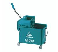 Mobile Mop Bucket/Wringer 20L GRN