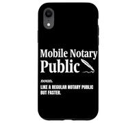 Mobile Notary Public Definition Case for iPhone XR