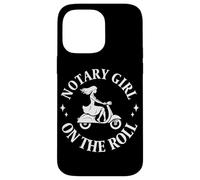 Mobile Notary Public Notary Girl on the roll Case for iPhone 14 Pro Max