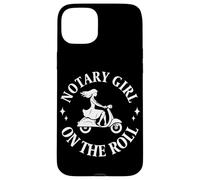 Mobile Notary Public Notary Girl on the roll Case for iPhone 15 Plus