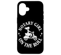Mobile Notary Public Notary Girl on the roll Case for iPhone 16