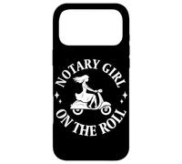 Mobile Notary Public Notary Girl on the roll Case for iPhone 17 Pro Max