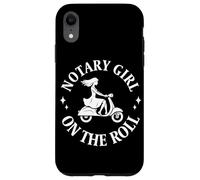 Mobile Notary Public Notary Girl on the roll Case for iPhone XR