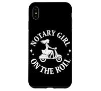 Mobile Notary Public Notary Girl on the roll Case for iPhone XS Max