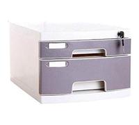 Mobile Office nizer - Multi-Drawer Document Storage Box Plastic Desktop File nizer with Lock 2/3/4 Layers for Receipts & Supplies Ideal for Office Use