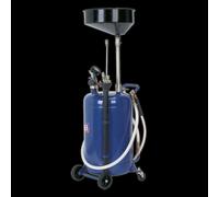 Mobile Oil Drainer with Probes 90L Air Discharge