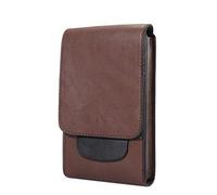 Mobile Phone Bag, Small Smartphone Belt Pouch, 6.9 Inches Men Women PU Leather Case Universal Mobile Phone Wallet Pouch Card Holder Holster Bag Belt Work