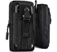 Mobile phone belt bag for Apple iPhone 16 Plus nylon belt bag case clip pouch