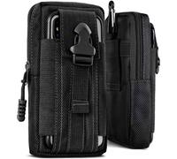 Mobile phone belt bag for Motorola Moto G15 nylon belt bag case clip pouch