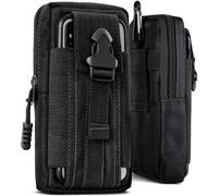 Mobile Phone Belt Pouch For Honor Magic7 Lite Nylon Belt Pouch Sleeve Clip Pouch