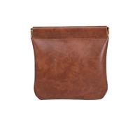 Mobile Phone Case Card Colour Neutral Zip Clutch Package Solid Waist Packs Belt Bags Men, coffee, One Size