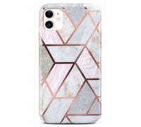 Mobile phone case for Apple iPhone 12 / 12 Pro case marble effect cover silic...