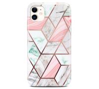 Mobile phone case for Apple iPhone 12 mini case marble look cover slim silico...