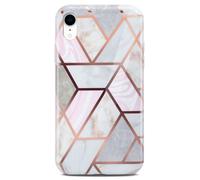 Mobile phone case for Apple iPhone XR case marble look cover protective silic...