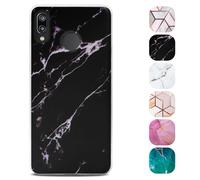 Mobile phone case for Huawei P20 Lite marble-look cover protective silicone case