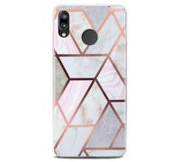Mobile phone case for Huawei P20 Lite marble-look cover protective silicone case