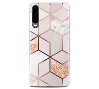Mobile phone case for Huawei P30 marble-look cover protective thin silicone case