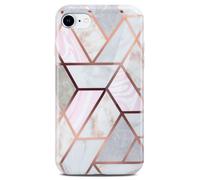 Mobile phone case for iPhone 7 / 8 / SE (2020) case marble look cover silicon...