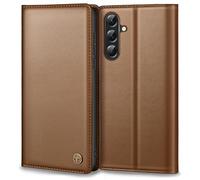 Mobile Phone Case for Samsung Galaxy A56 5G Case, Premium Leather Protective Case for Samsung A56 5G Case Wallet Card Slot Stand Function Foldable Flip Case for Galaxy A56 Case, Brown
