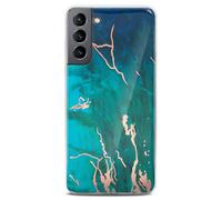 Mobile phone case for Samsung Galaxy S21 Plus case marble look cover silicone...