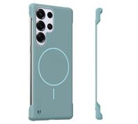 Mobile Phone Case for Samsung Galaxy S24 Ultra Case with Magnetic Compatible with Mag-Safe [Rimless] Thin Grip Non-Slip Slim Shockproof Scratch-Resistant Mobile Phone Case Protective Case for Samsung