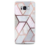 Mobile phone case for Samsung Galaxy S8 case marble look cover slim thin sili...