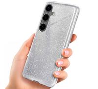 ONEFLOW Glitter Case for Samsung Galaxy A13 (4G) - Silver, Glitter, Shockproof, Non-Slip, 360 Degree Protection