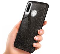 Mobile phone case glitter protective thin silicone case cover bag women's bum...