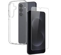 Mobile Phone Case + Protective Glass for Samsung Galaxy S26 Plus 9H TPU Set Transparent