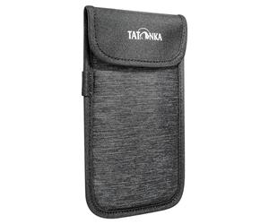 Mobile Phone Case Tatonka Smartphone Case XXL (16.5 x 8.5 cm) - All-Round Padded Protective Case for Mobile Phone with Velcro Lid - Inner Dimensions: 16.5 x 8.5 cm (Off Black)