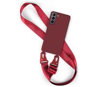 Mobile phone case with strap for Samsung Galaxy S21 mobile phone chain...