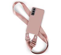 Mobile phone case with strap for Samsung Galaxy S21 mobile phone chain...
