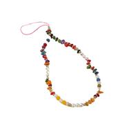 Mobile Phone Chain Crystal Beads Wrist for Keys Mobile Phone | 14 cm mobile phone strap, short lanyard, hand strap for camera, car key ring and other decorations, universal
