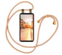 moex Mobile Phone Chain for Sony Xperia 1 VI, Removable Case with Strap, Mobile Phone Case with Chain for Hanging, Mobile Phone Strap Cord Neck Case, Necklace Mobile Phone Neck Strap, Gold
